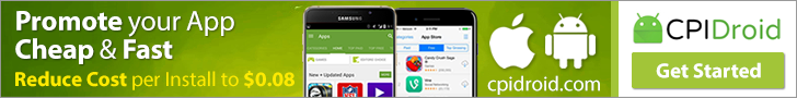 CPIDroid.com - Promote your App Cheap & Fast. Reduce Cost per Install to $0.08